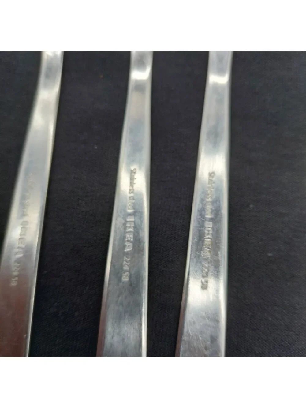 IKEA 4 Forks, 3 Knives & 1 Spoon Stainless Lot Of 8